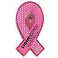 Pink Light Up Ribbon Reflector w/ LED Strobe Light